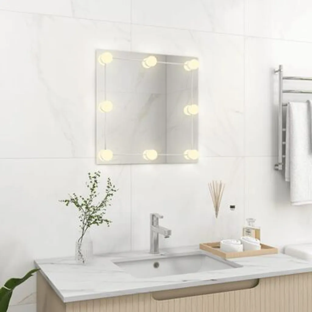 Specchio LED Minimal AIORBER 50x50 - Illuminazione Design per Interni