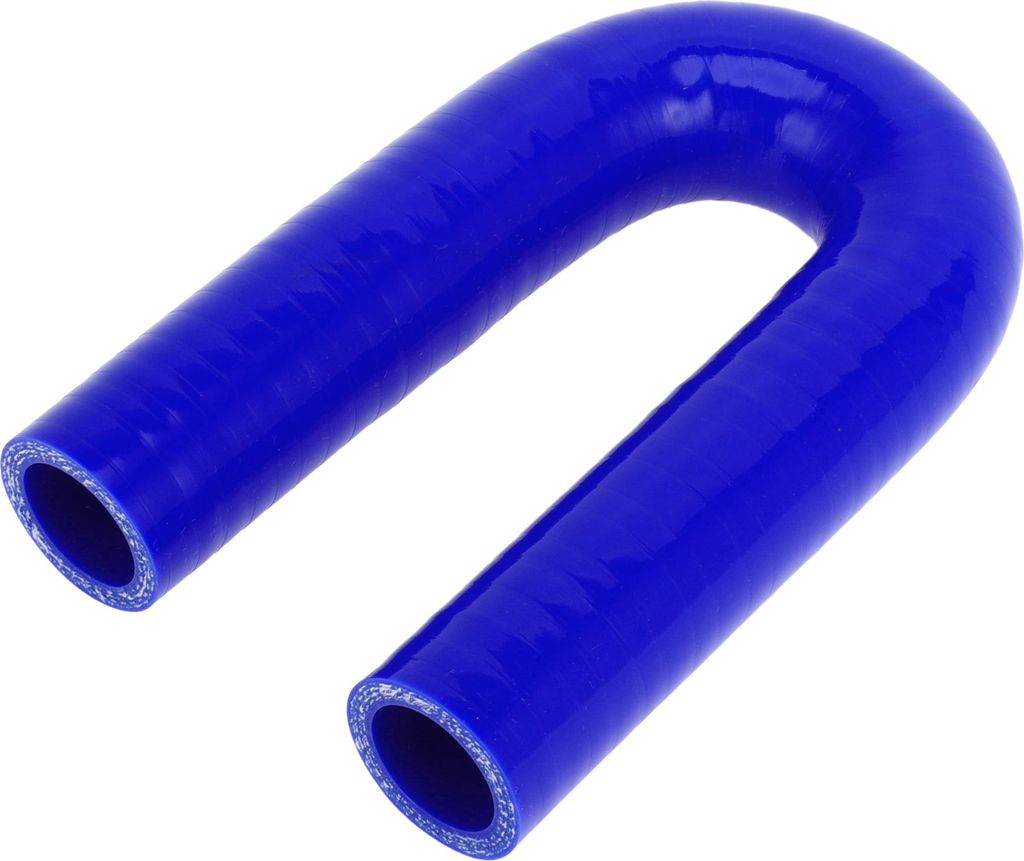 1 Stück 25mm/0,98" ID 150mm/5,91" Länge 180 Grad blau Autosilikonschlauch Kühlmittelschlauch Universal