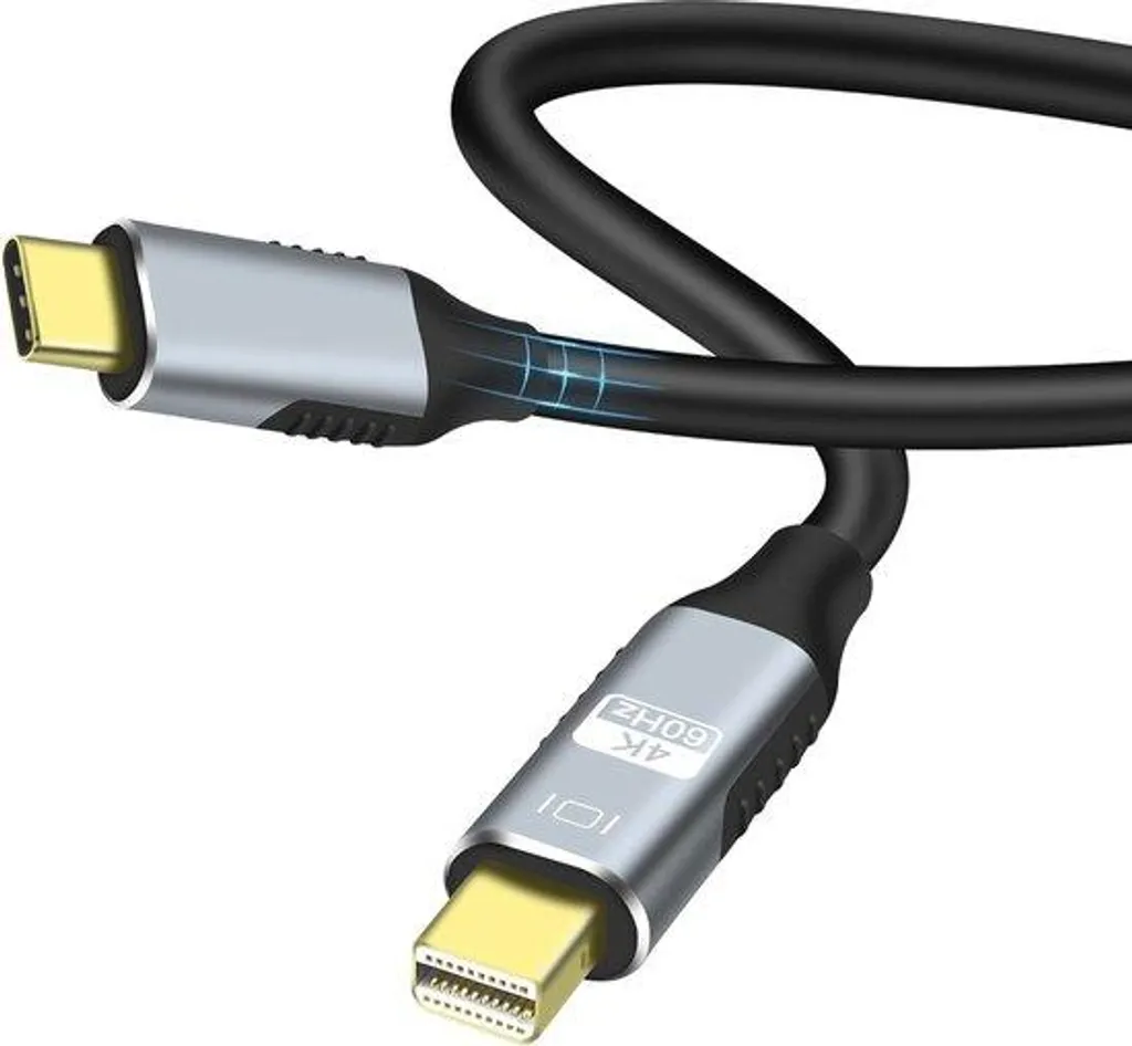 Câble USB Type-C vers Mini DisplayPort 4K 60Hz - Adaptateur Vidéo 1.8m