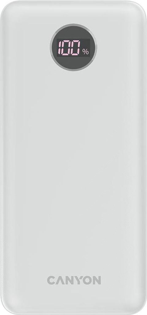 Canyon PB-2002, 20000 mAh, Quick Charge 3.0, Biela Obrázok produktu 