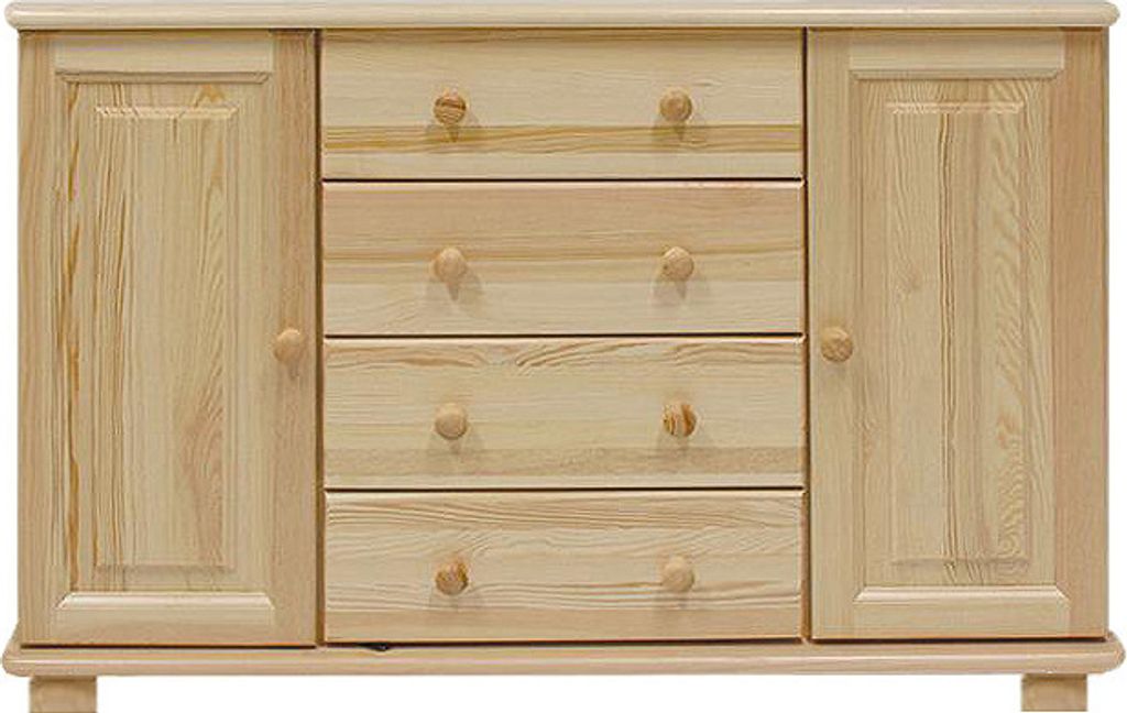 Kommode Massivholz 038 - 78 x 118 x 47 cm (H x B x T)