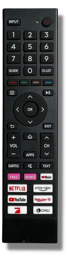 Ersatz Fernbedienung für Technisat TECHNIVISTA 43 CL / 55 Produktbild 