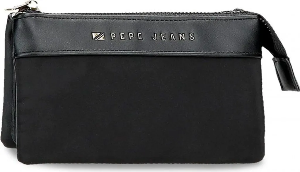 Pepe Jeans Morgan Nero Portafoglio Donna 3 Scomparti RFID 7924331