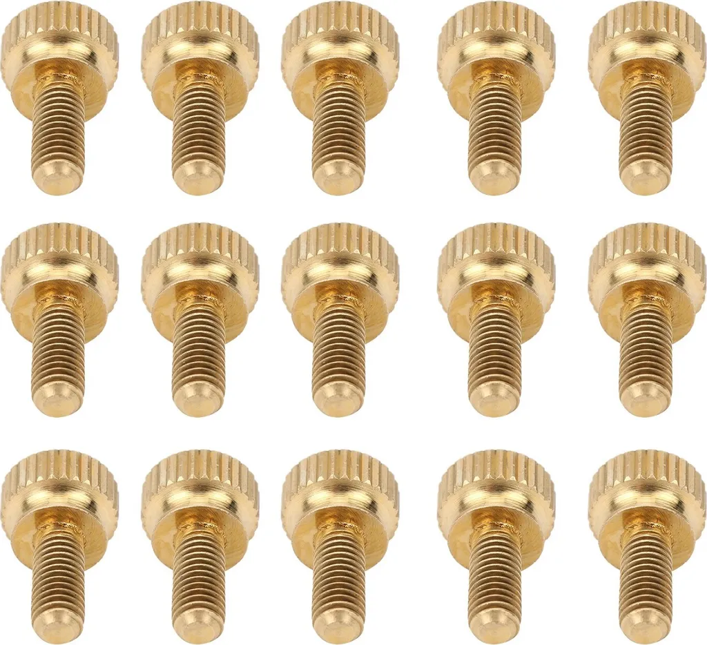 Vis antidérapante M5 x 12mm en cuivre pour serrage sans outils - 50 Pcs