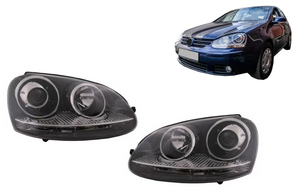 Koplampen voor VW Golf 5 (modeljaren 03-07), Jetta Productafbeelding 