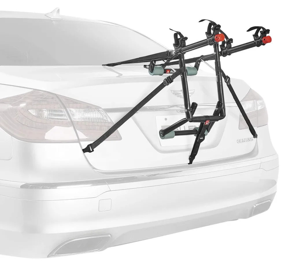 Porte-vélos de voyage sur hayon arrière pour vacances en famille noir
