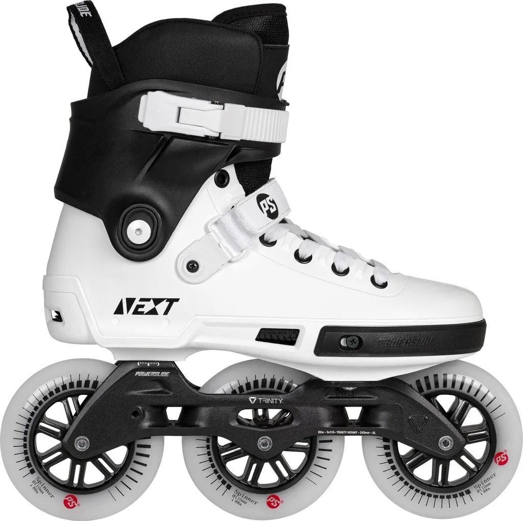 Rollers de Vitesse Urbaine Powerslide Next Core 110 Blancs 42-43 Maniable