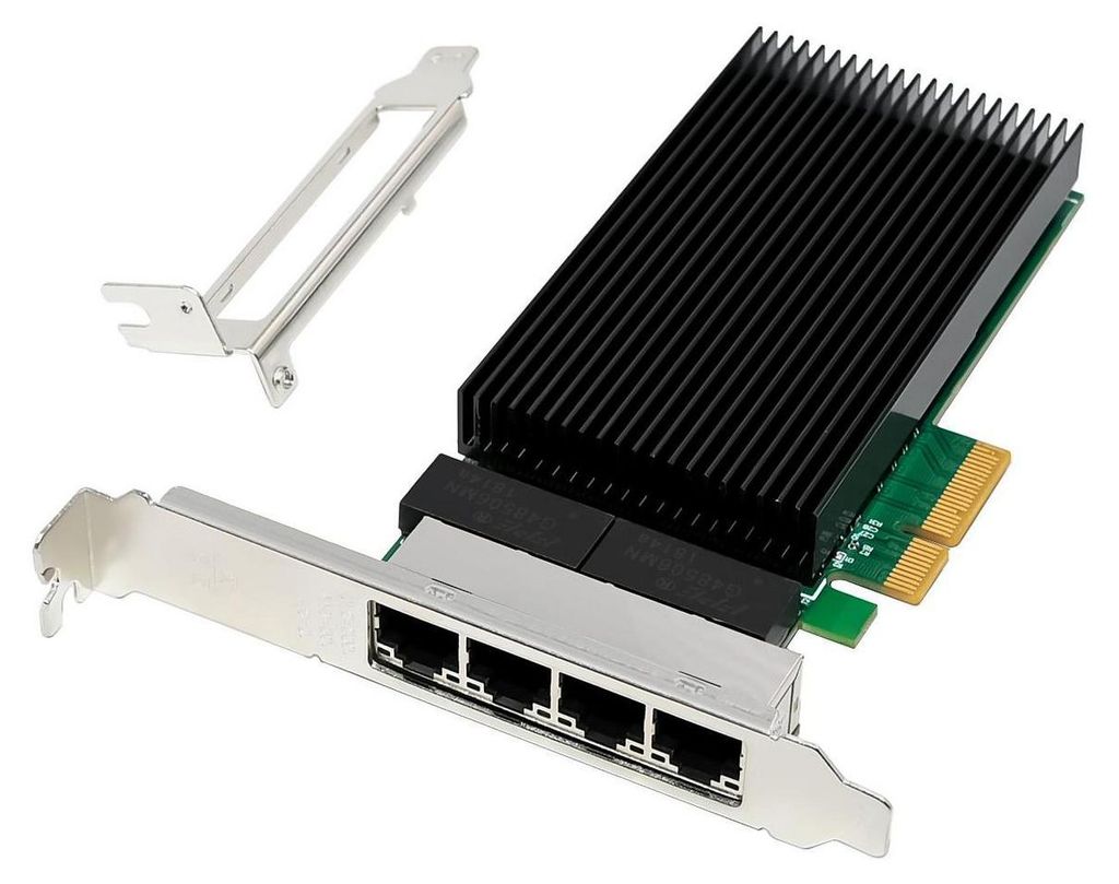 MicroConnect Network Card PCIe x4 I226-T4 Quad- 25G RJ45 Immagine del prodotto 