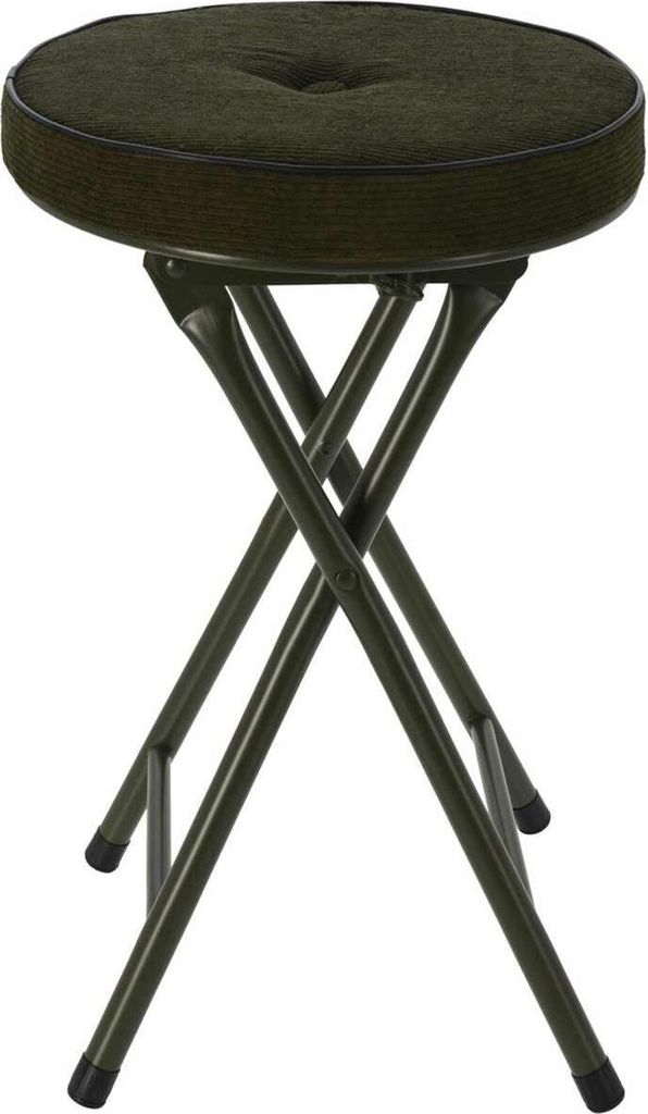 H&S Decoration Tabouret pliant rembourré 49x30x30 cm noir Image du produit 