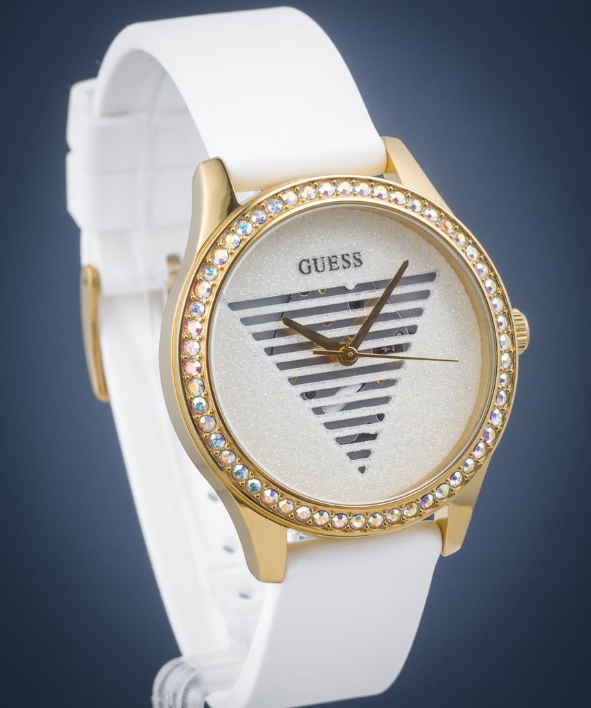 Guess Damen Uhr Armbanduhr LADY IDOL GW0530L6 Silikon