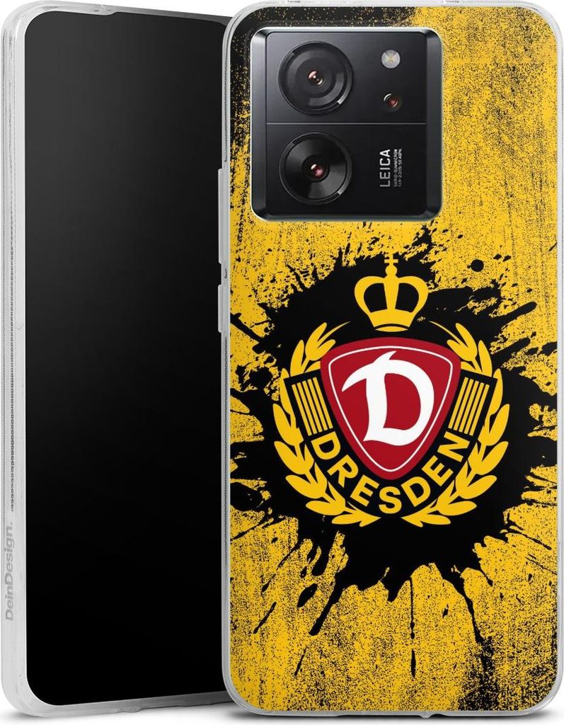 DeinDesign Handyhülle für Xiaomi 13T Pro Silikon Hülle Case Smartphone Schutzhülle Fußball Offizielles Lizenzprodukt SG Dynamo Dresden