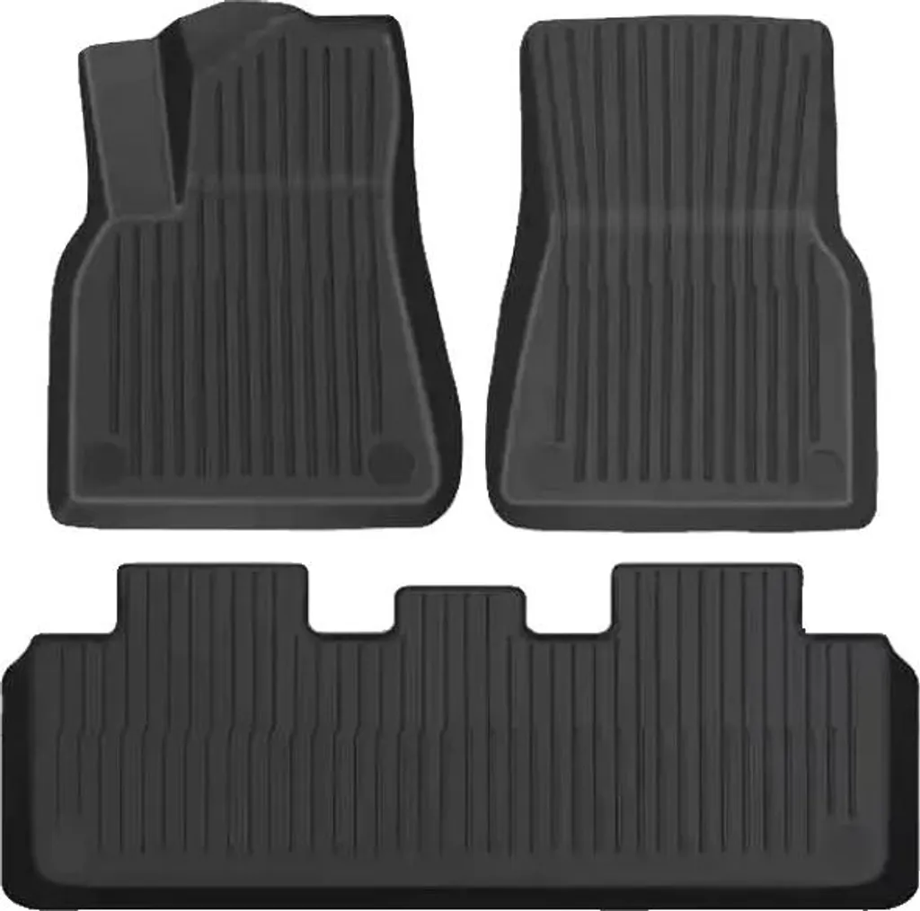 Tapis de sol voiture étanche FM protection intégrale monocouche noir