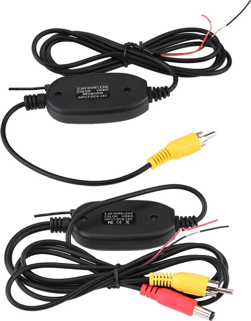 Ricevitore Video Telecamera Backup RCA 12V - Supporto Schermo Auto