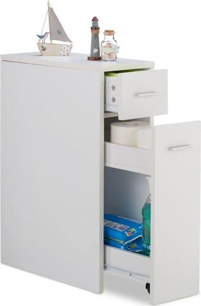 Weißer Nischenschrank