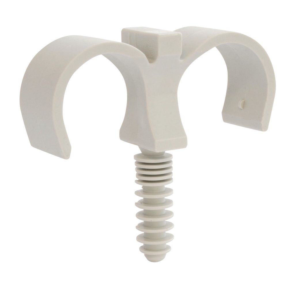 SOMATHERM FOR YOU – 10er-Pack Doppelbefestigungsclips für 20-mm-Rohre