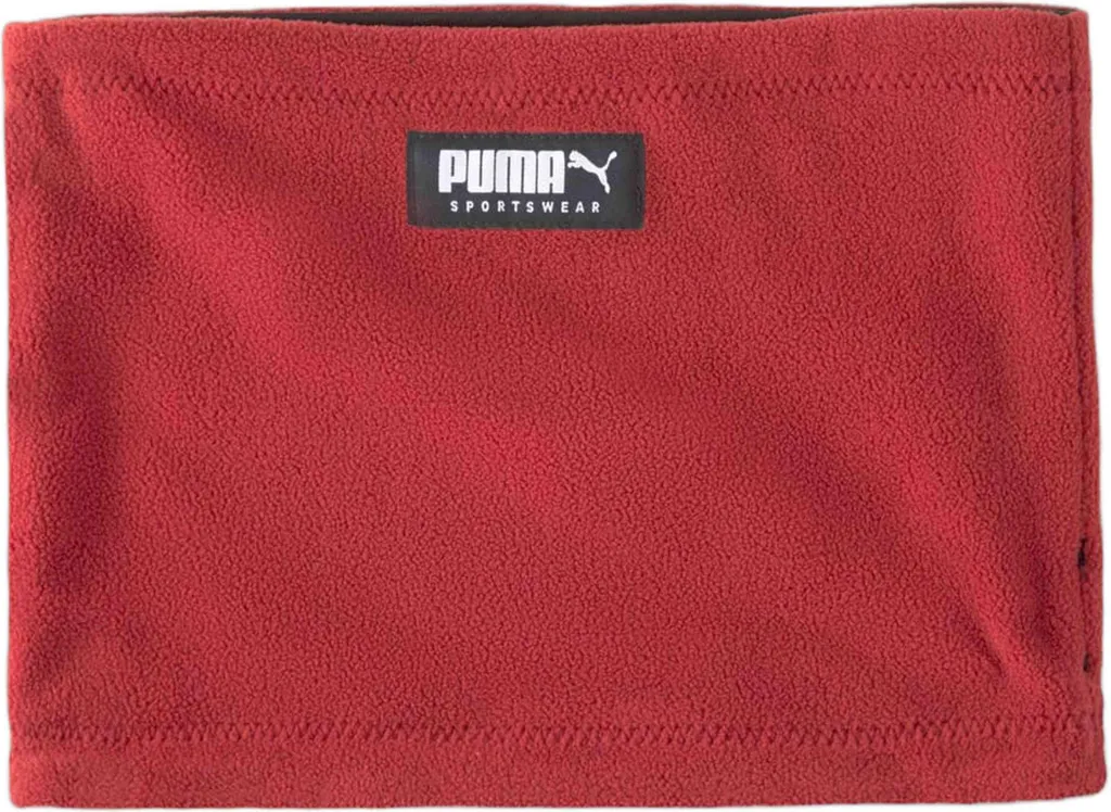 Tour de cou anti-irritation Puma rouge pour courir sans avoir froid
