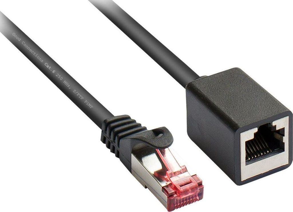 Good Connections Cat.6 Patchkabelverl. S/FTP schwarz 10m