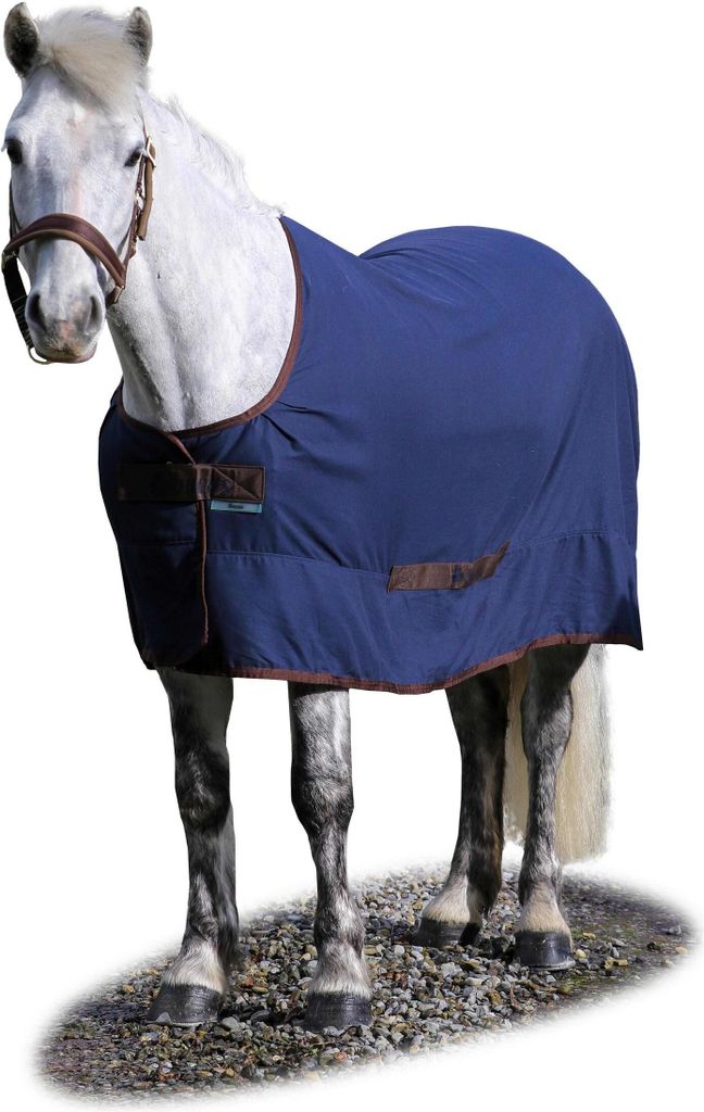 Bucas Cool Sheet Linen Stalldecke 2 Farben, Farbe:Beige/Coffee, Größe:155