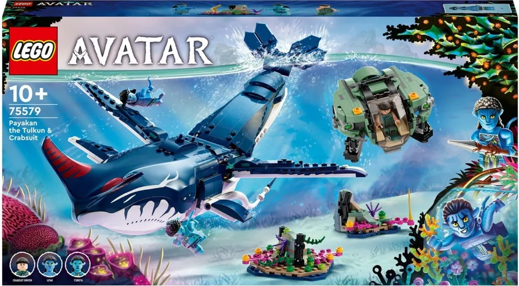 Payakan le Tulkun LEGO 75579 articulé avec submersible crabe et 3 figurines Na'vi