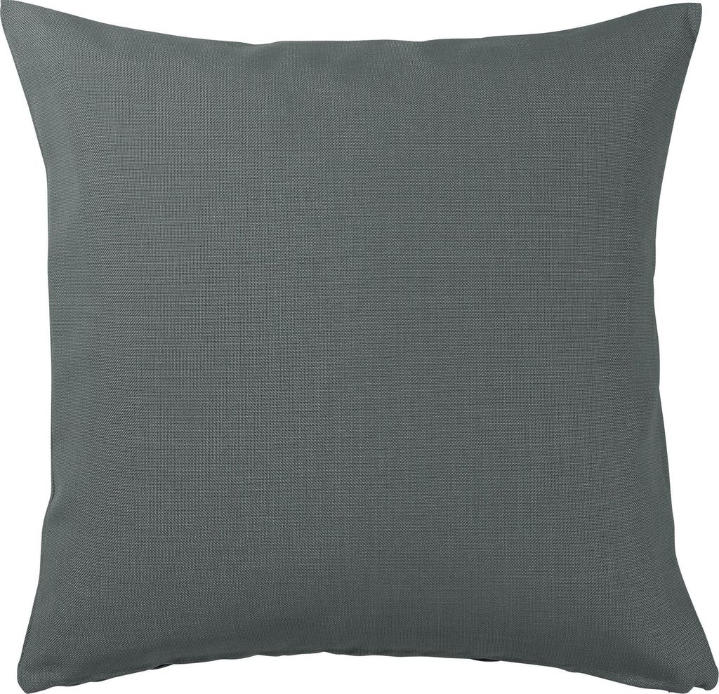 Erwin Müller Kissenhülle Madrid" anthrazit 50x50 cm"