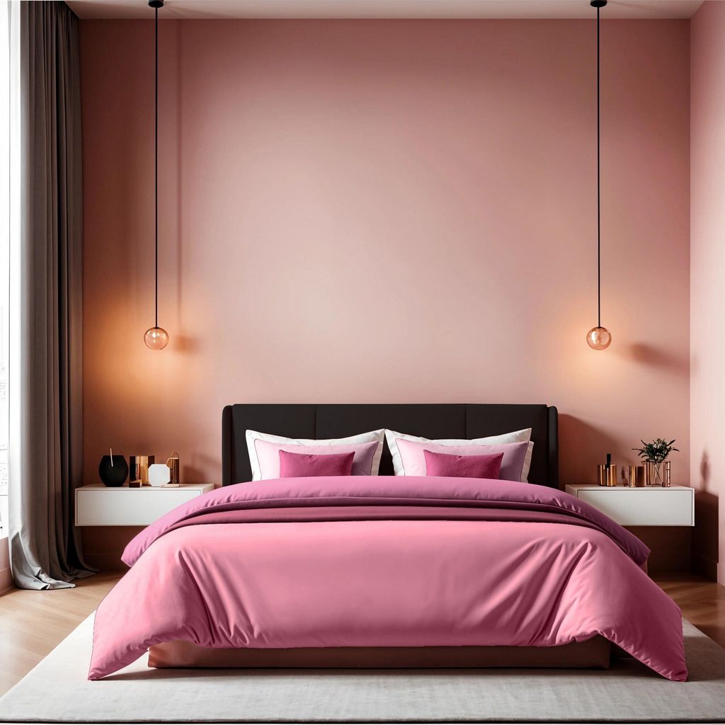 L'Essentiel Linge de Maison, Tonne Rosse - 32, Ranforce Doppel-Bettbezug (FR) (IT) (DE), 100 % BAUMWOLLE RANFORCE, Staubige Rose, 200 x 200 cm