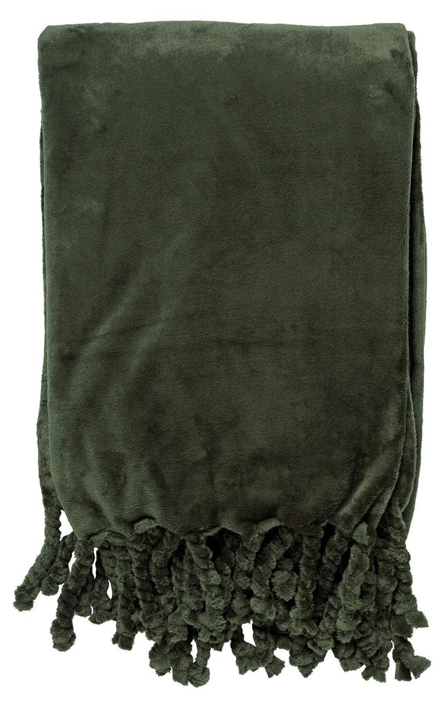 Dutch Decor Wohndecke Flanell-Fleece Florijn 150x200 cm Grün
