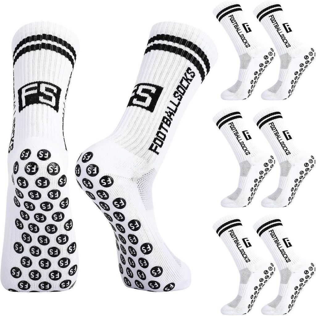Fußballsocken Kinder 3 Paar Anti-Rutsch Grip Jungen Produktbild 