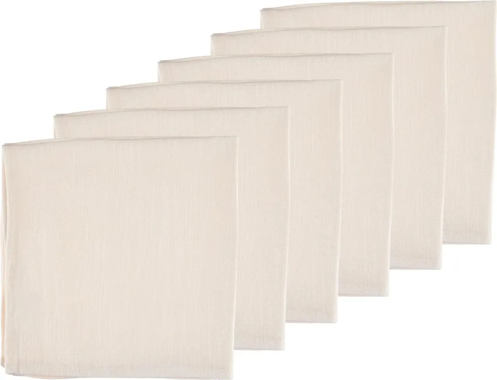 NUDE Set de serviettes de bain 6 pièces en coton peigné haut de gamme