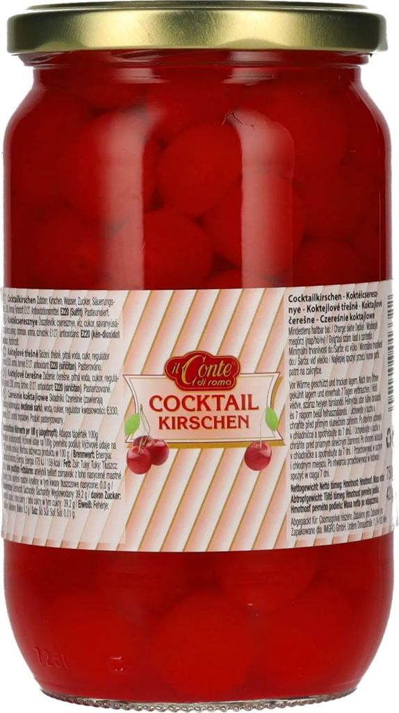 Cocktailkirschen il Conte 750 g Produktbild 
