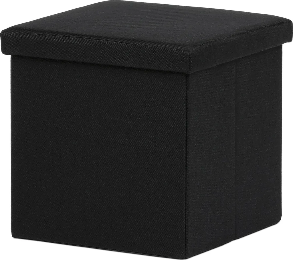 Pouf Nero Autronic TAB-461 BK2: Comodità e Ordine per la Tua Famiglia