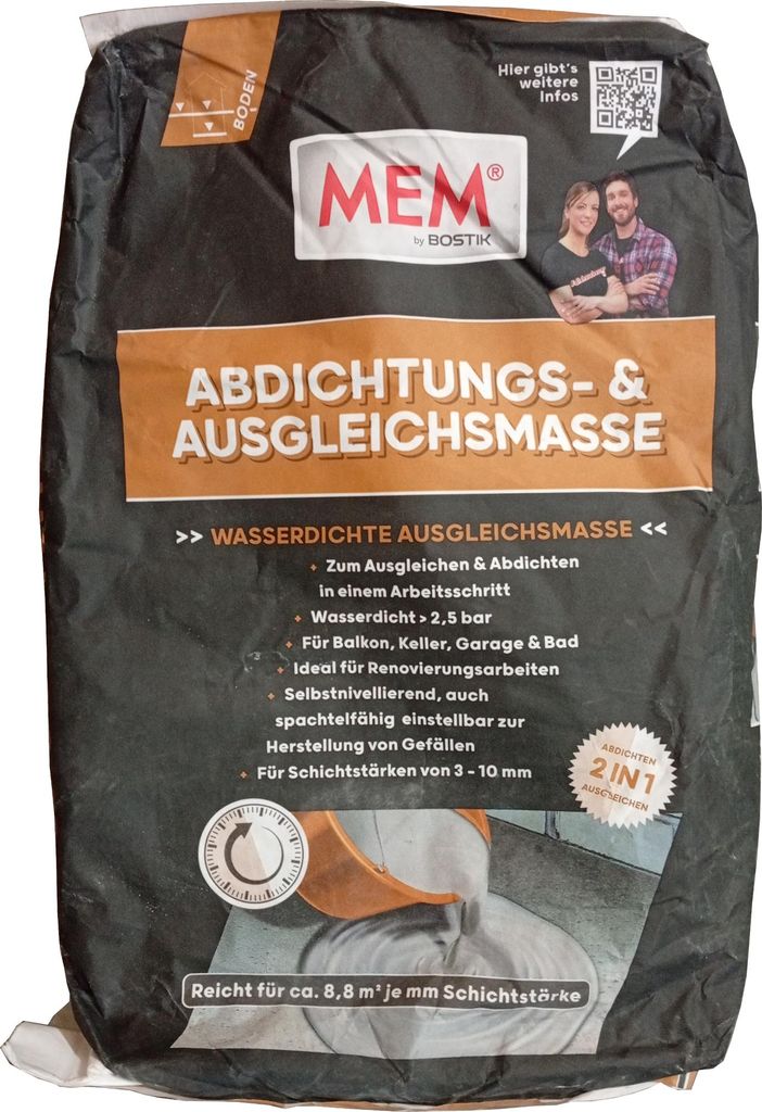 MEM Dicht-Spachtel 2 w 1, 15 kg Zdjęcie produktu 
