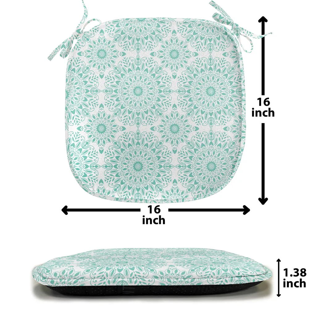 Cuscini Decorativi Sedie Cucina 40x40 Acquamarina - Pack da 12 - 3