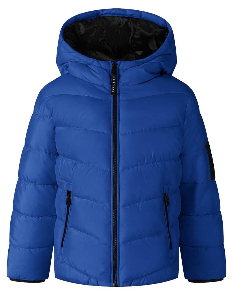 Minoti - Steppjacke für Jungen, Logo MN805 (146) (Blau)