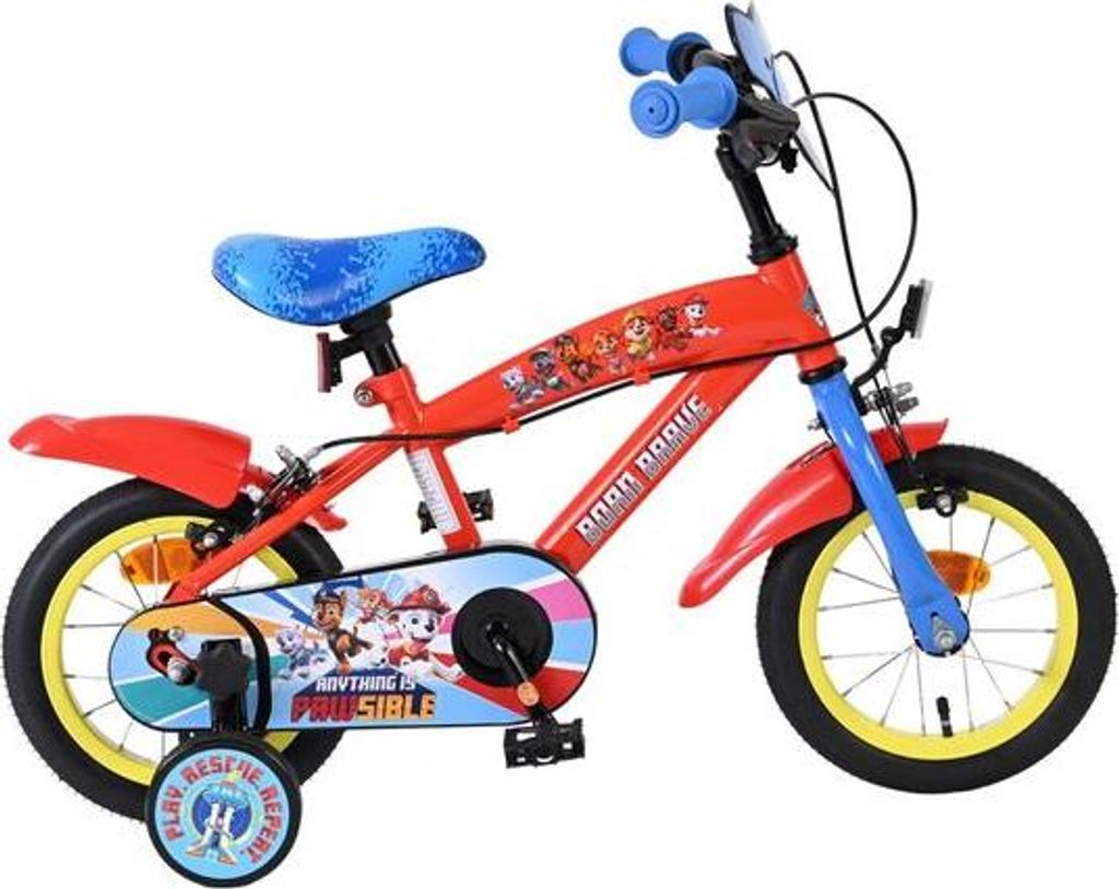 Paw Patrol Kinderfahrrad - Jungen - 12 Zoll - Zwei Handbremsen