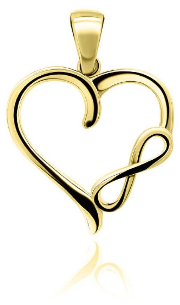 Stylish gold-plated pendant PT06Y