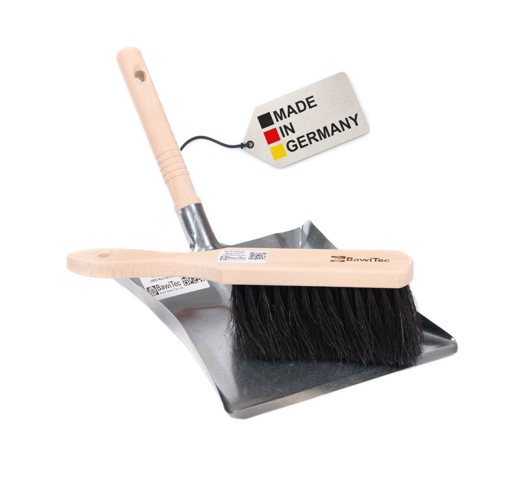 BawiTec Kehrgarnitur Kehrschaufelgarnitur Set und Handfeger Produktbild 