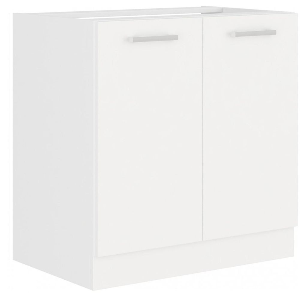 EKO White Spülenschrank 80 Weiss matt Küchenzeile Produktbild 