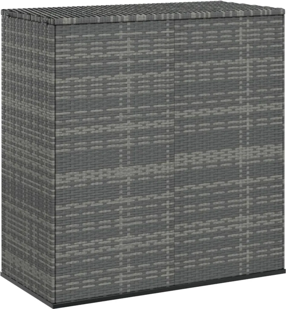 OFFERTA Cuscino vidaXL Rattan PE Grigio 100x49x103,5 cm - Pronta Consegna