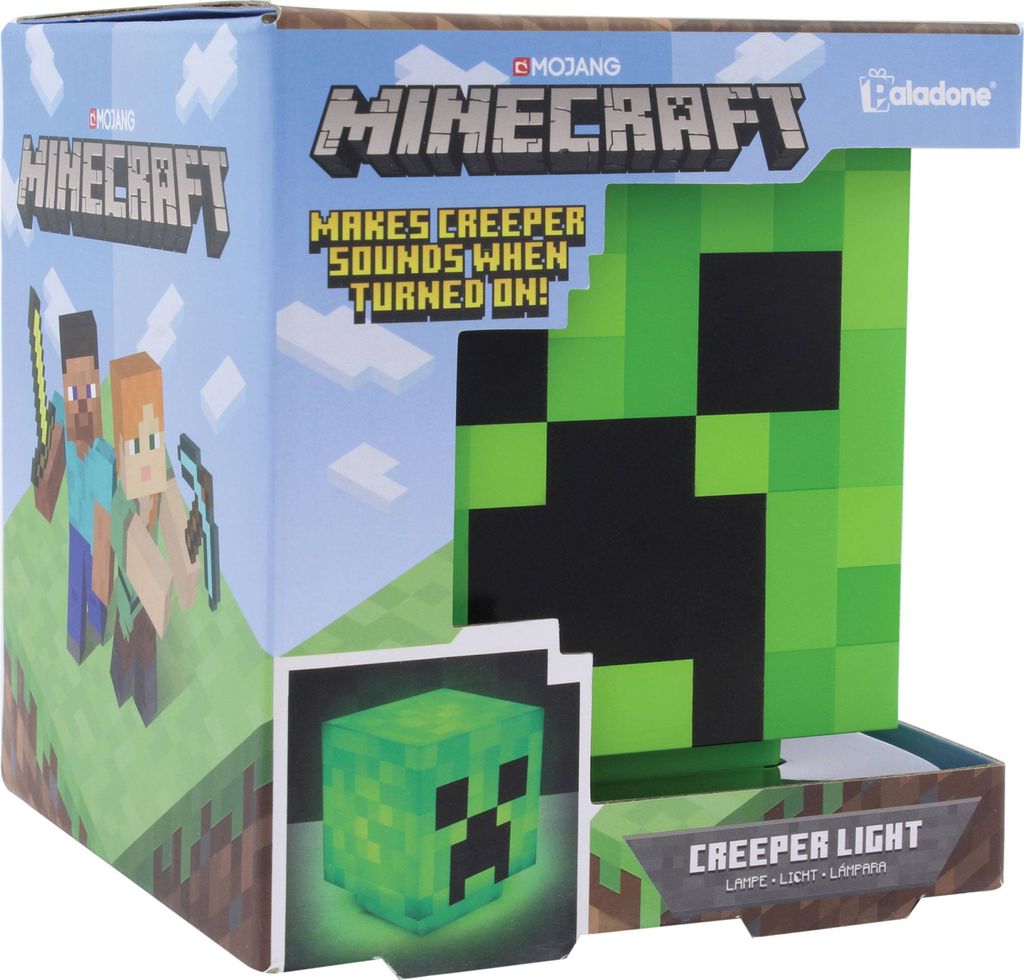 LAMPE MINECRAFT CREEPER - Lampen Produktbild 
