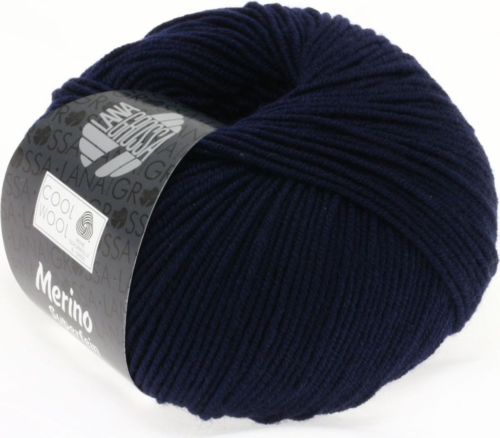 Lana Grossa - Cool Wool 0414 nachtblau Produktbild 