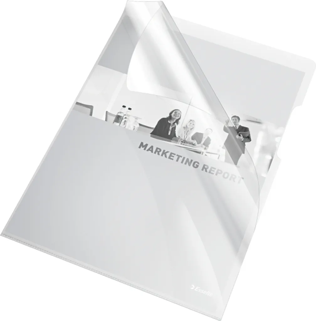 Organiser son bureau avec les fardes A4 Esselte 55430 transparentes