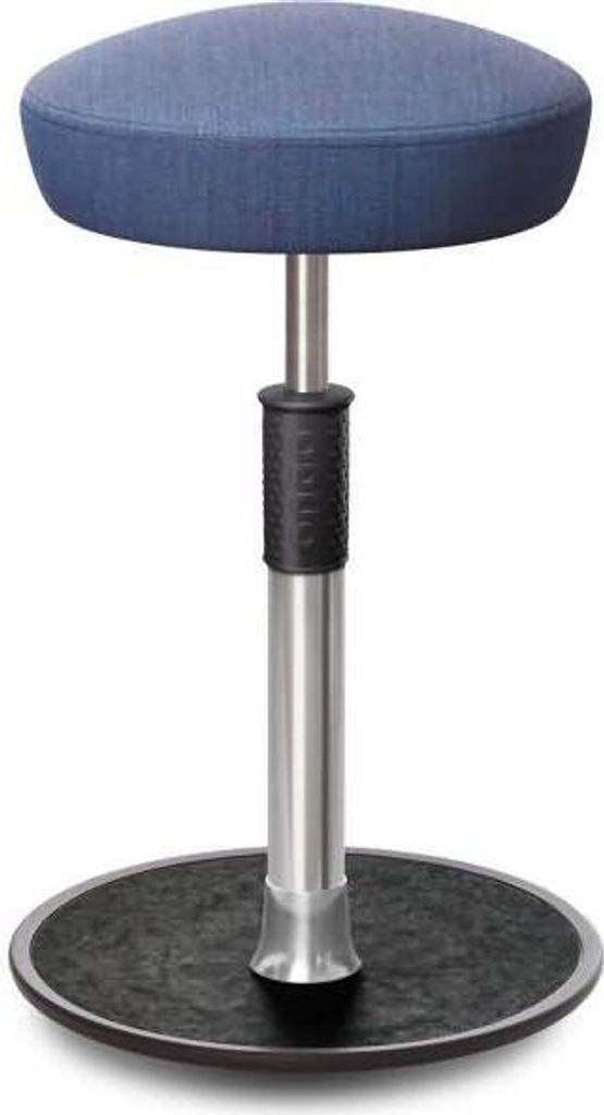 Sitz- Stehhocker Free Tall Hutsitz kvadrat Remix Jeans chrom /schwarz.