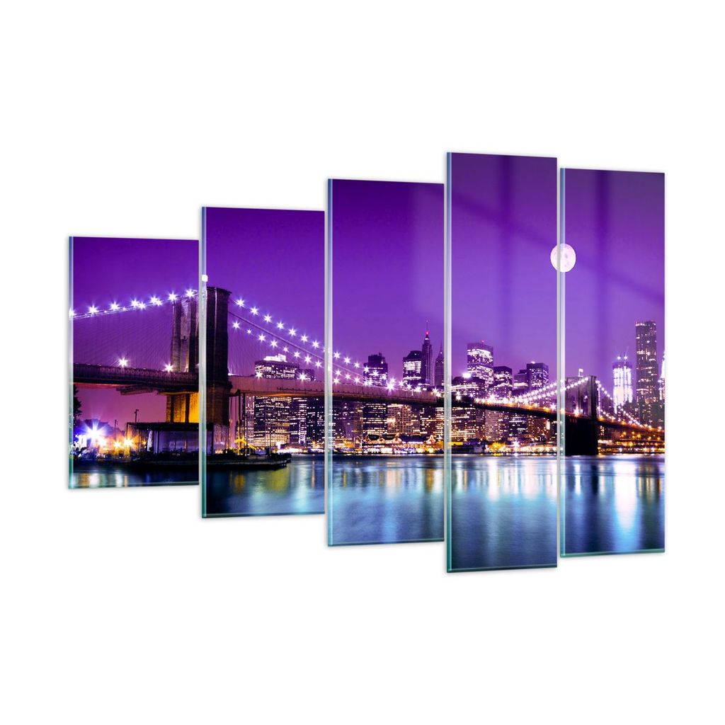 Bilder auf glas - Amerika wohnung architektur - 150x100cm - Glasbilder - Wandbilder - Kunstdruck - zum Aufhängen bereit - Wanddekoration aus Glas ...