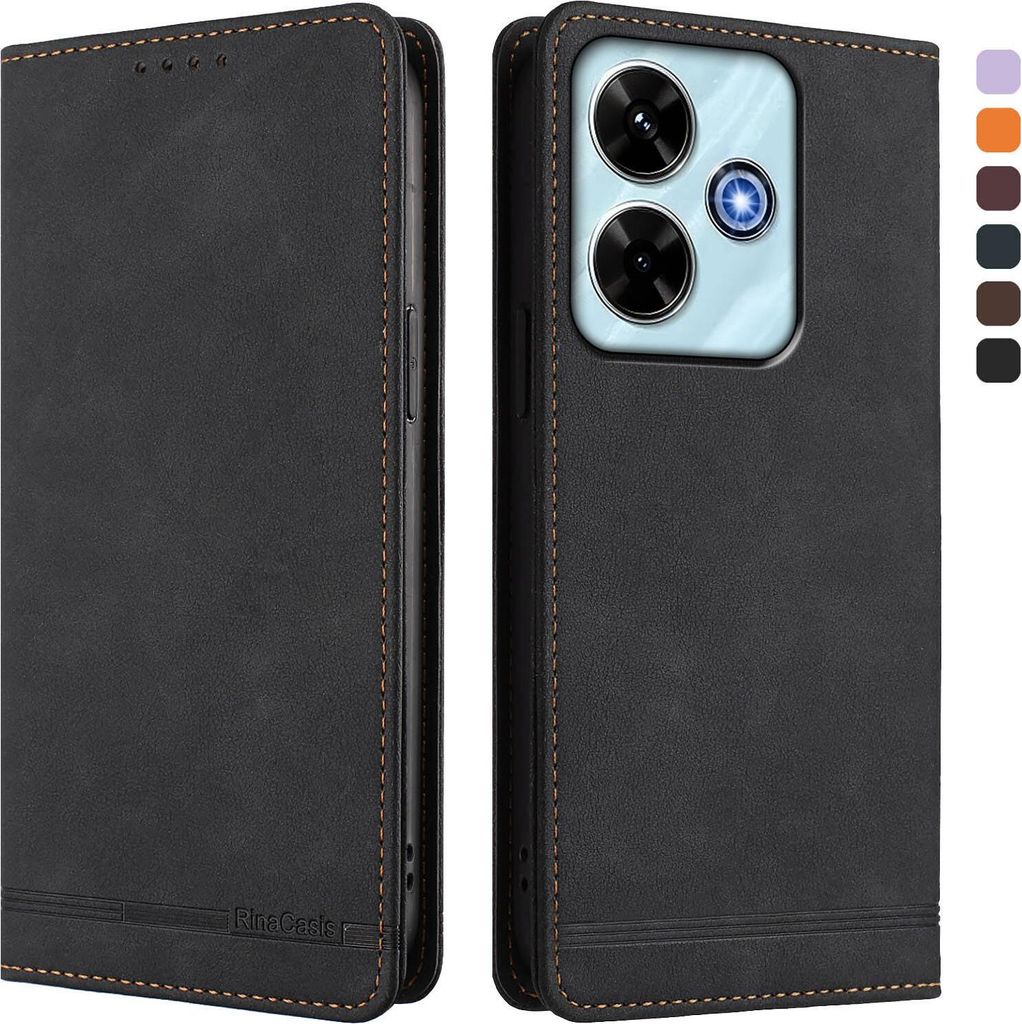 Pouzdro pro Xiaomi Redmi 13 4G, retroPolyuretankožené flip Obrázek produktu 