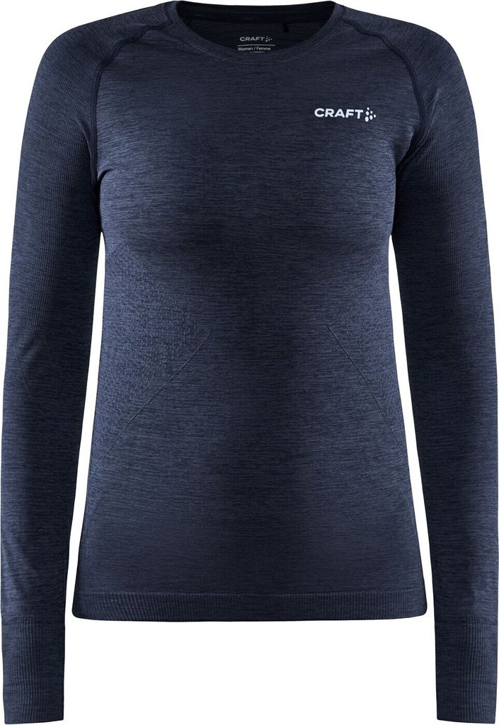 Craft Damen Skiunterwäsche Funktionsshirt Langarmshirt Core Dry Active Comfort, Farbe:Blau, Artikel:-B396000 blaze, Größe:M