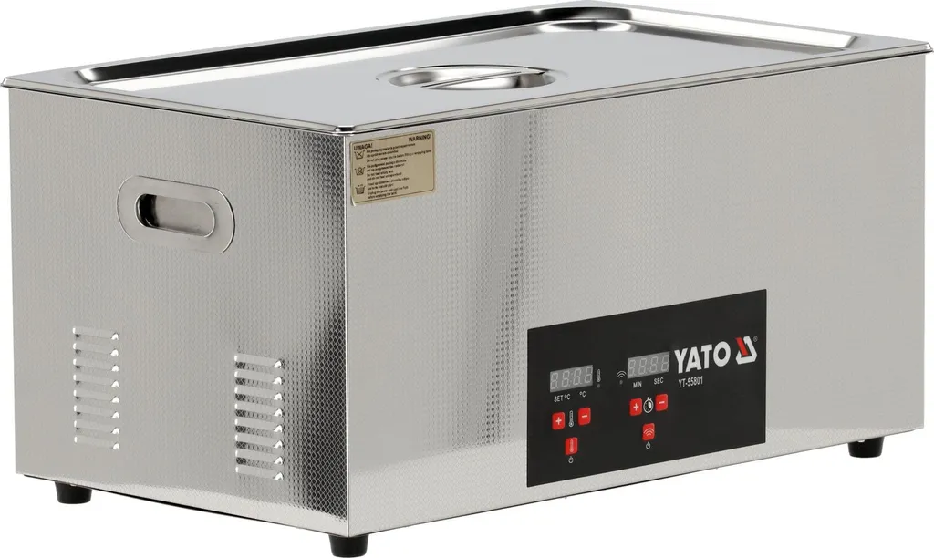 Bac de nettoyage à ultrasons 22 litres professionnel pour la mécanique