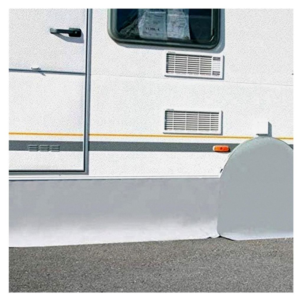 Bodenschürze für Wohnmobile und Wohnwagen 520 x 50 cm, robust und langlebig