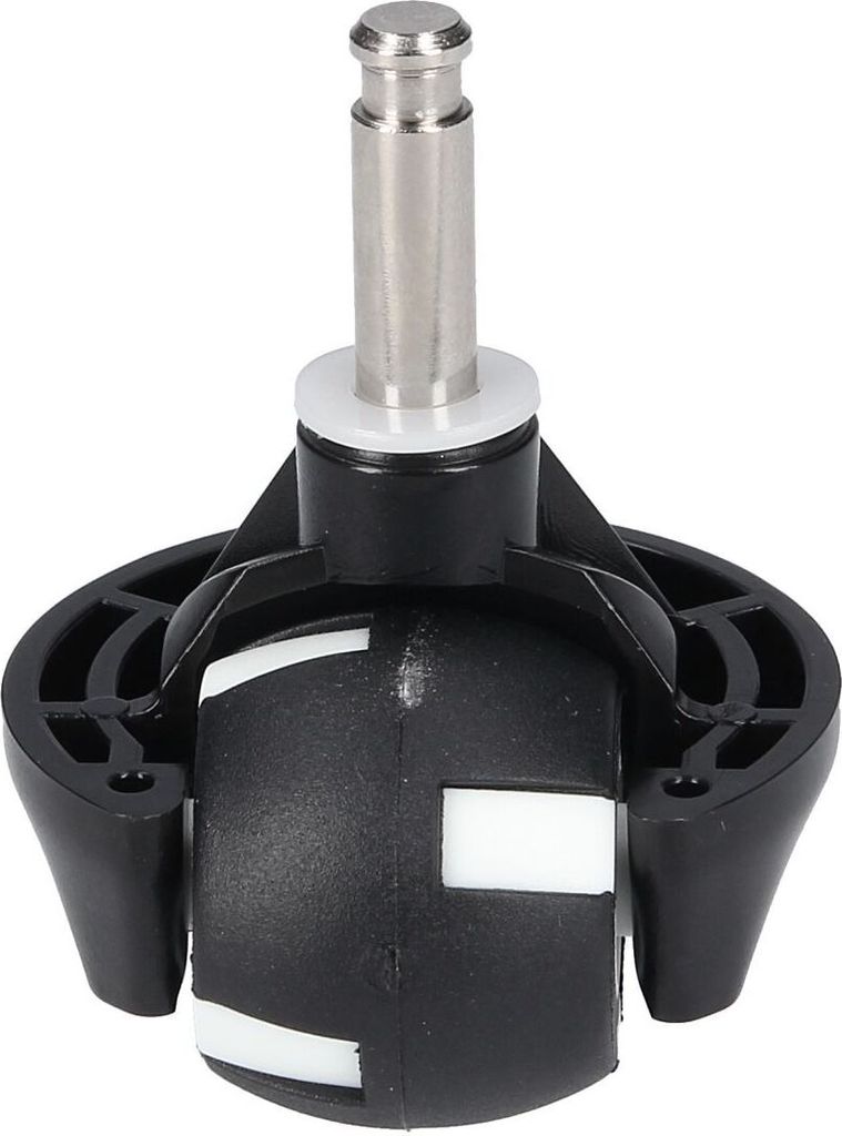 easyPART passend für 220-6225-0148 Ecovacs Universalrolle Universal Wheel für Staubsauger Roboter Saugroboter DEEBOT U2 black white Pro