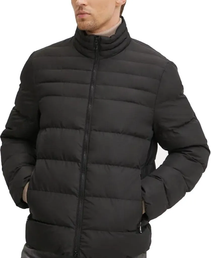 Veste Mi-Saison Geox M Magnete Noire - Idéale pour le Bureau et la Ville