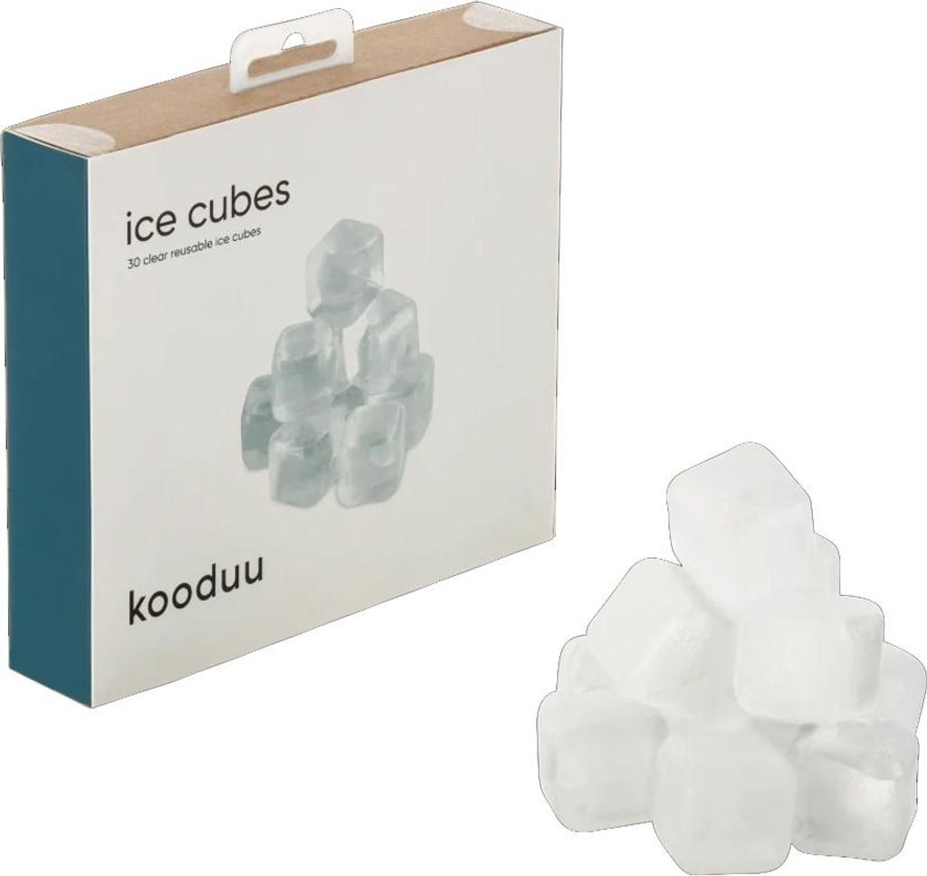KOODUU Eiswürfel 30 Stück wiederverwendbare Eiswürfel Ice Produktbild 